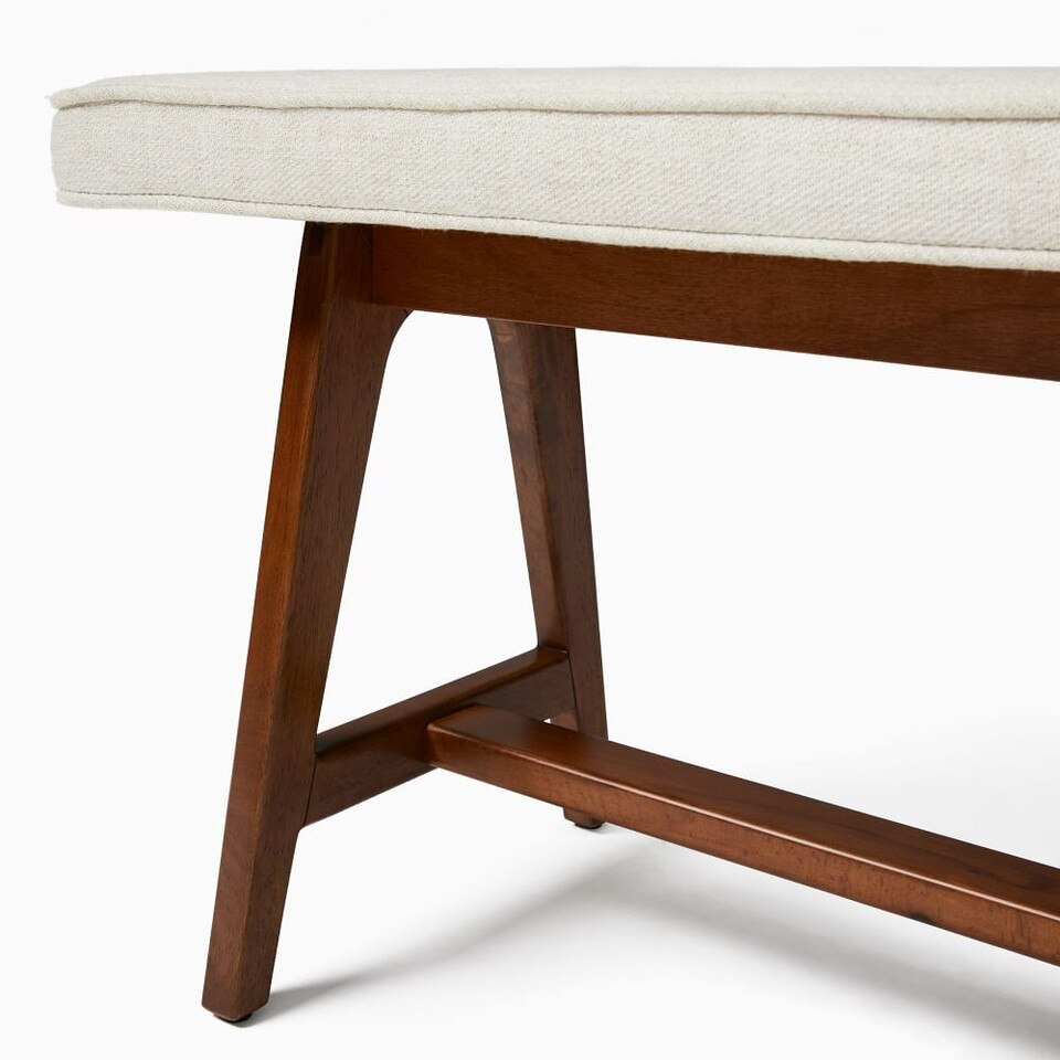 MidCentury AFrame Dining Bench (132 cm) West Elm Australia
